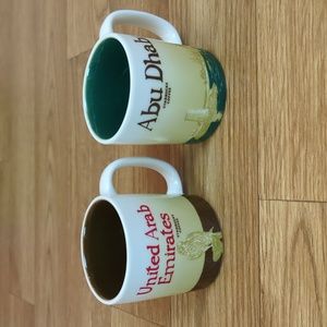 Starbucks United Arab Emirates and Abu Dhabi Espresso Cups (set of 2)